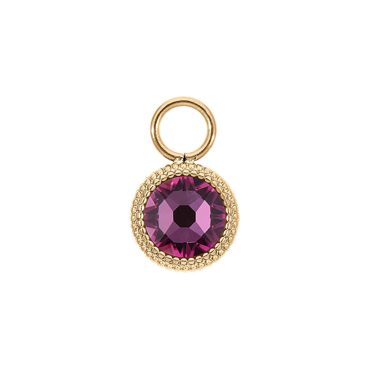 Fabero Flat Charm 0.4" - Gold
