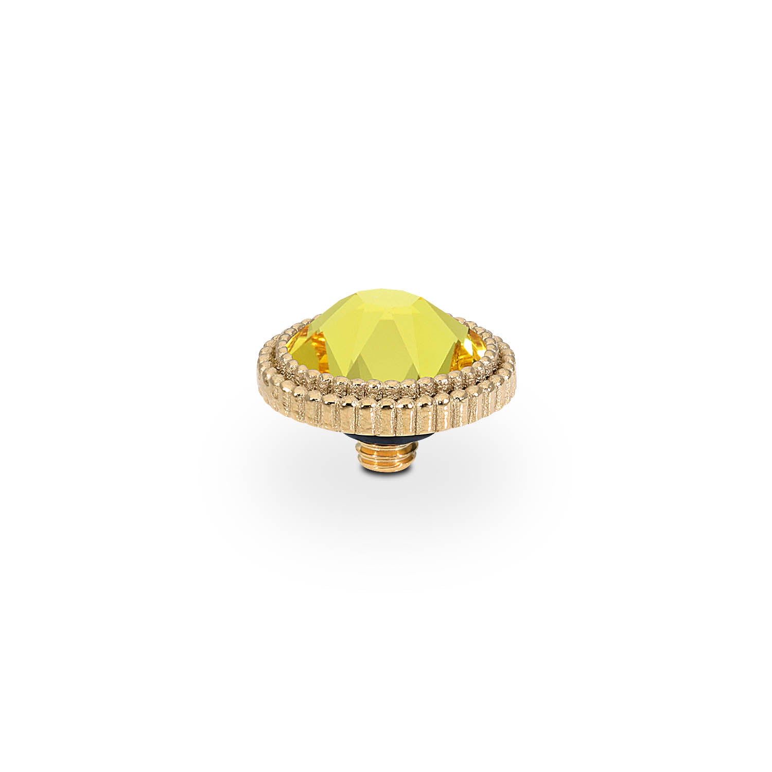 Fabero Flat Top 0.4" - Gold light topaz