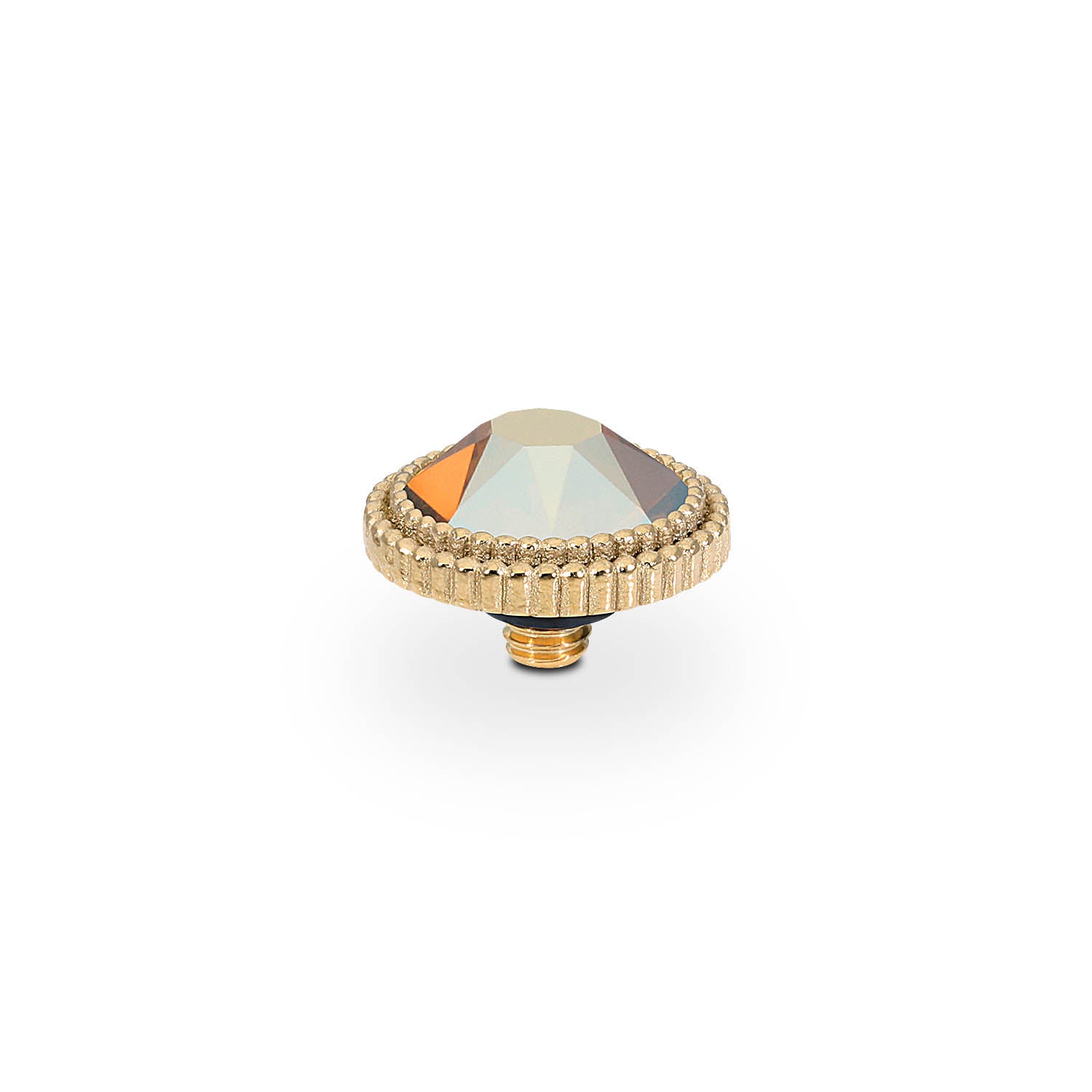 Fabero Flat Top 0.4" - Gold metallic sunshine