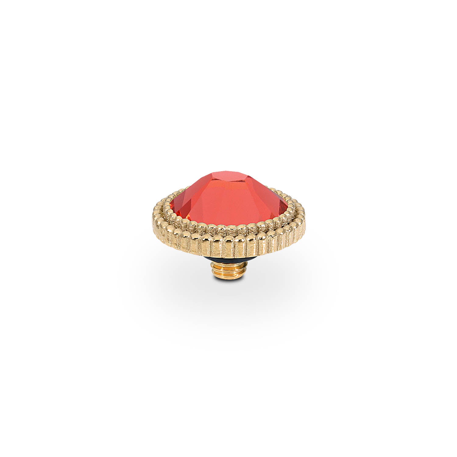 Fabero Flat Top 0.4" - Gold padparadscha