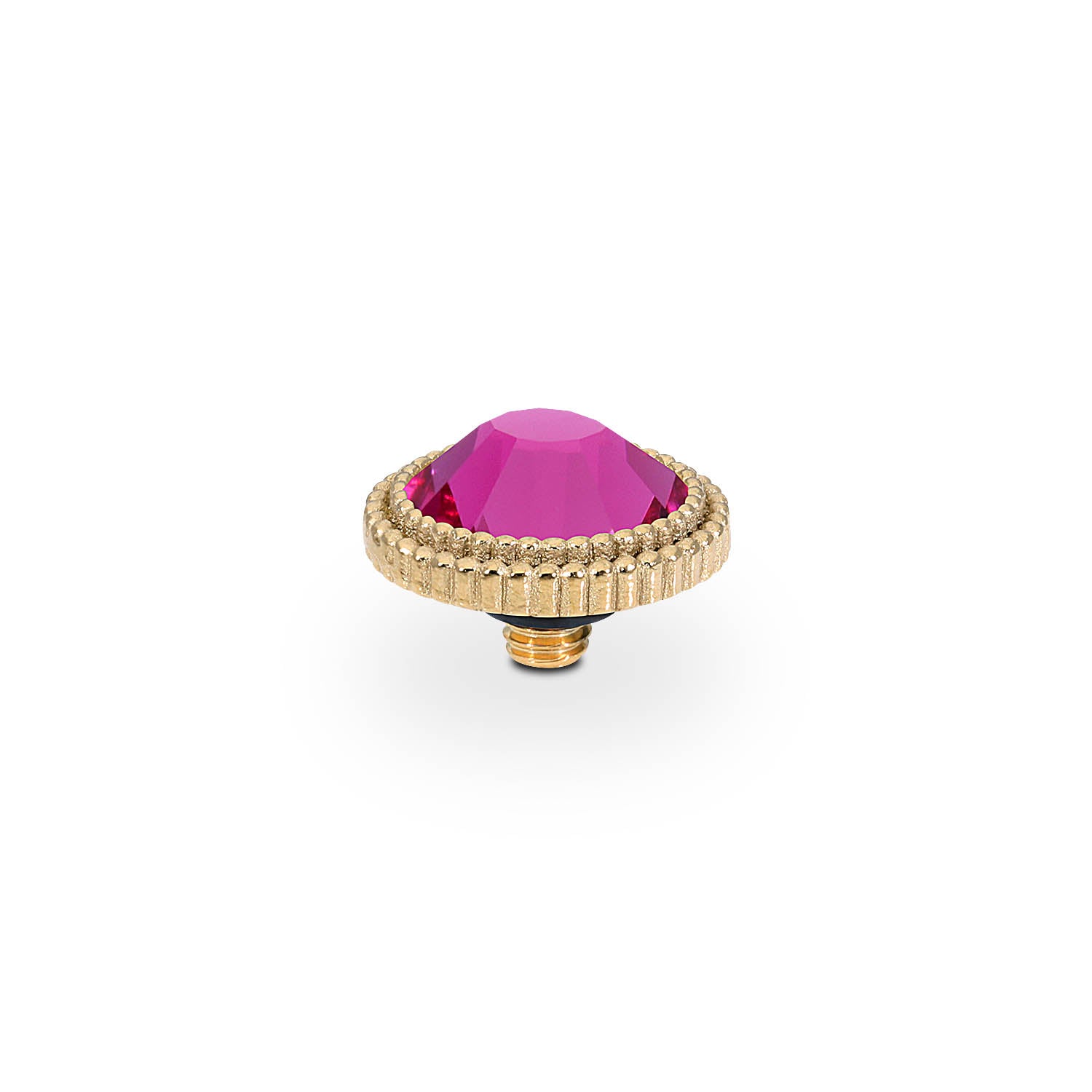 Fabero Flat Top 0.4" - Gold fuchsia