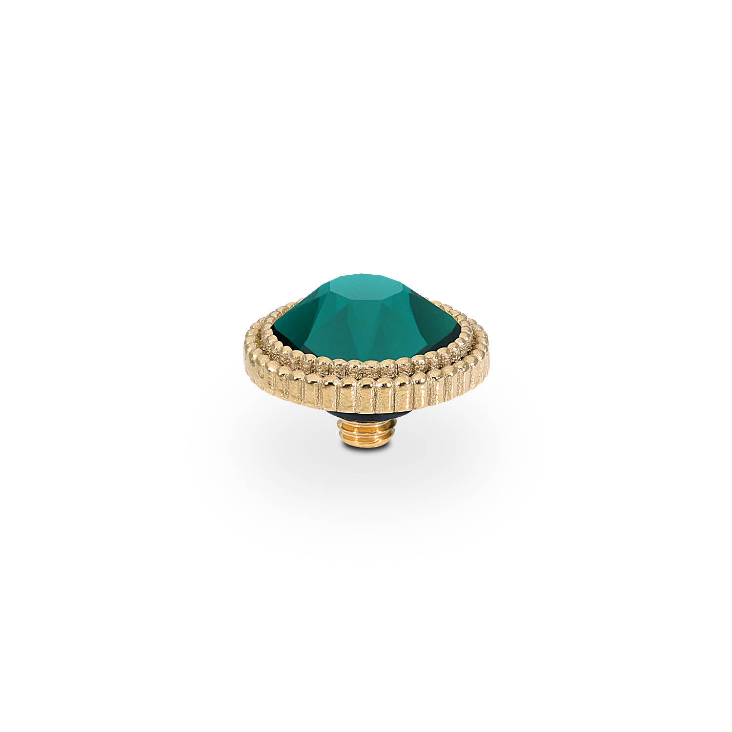 Fabero Flat Top 0.4" - Gold emerald