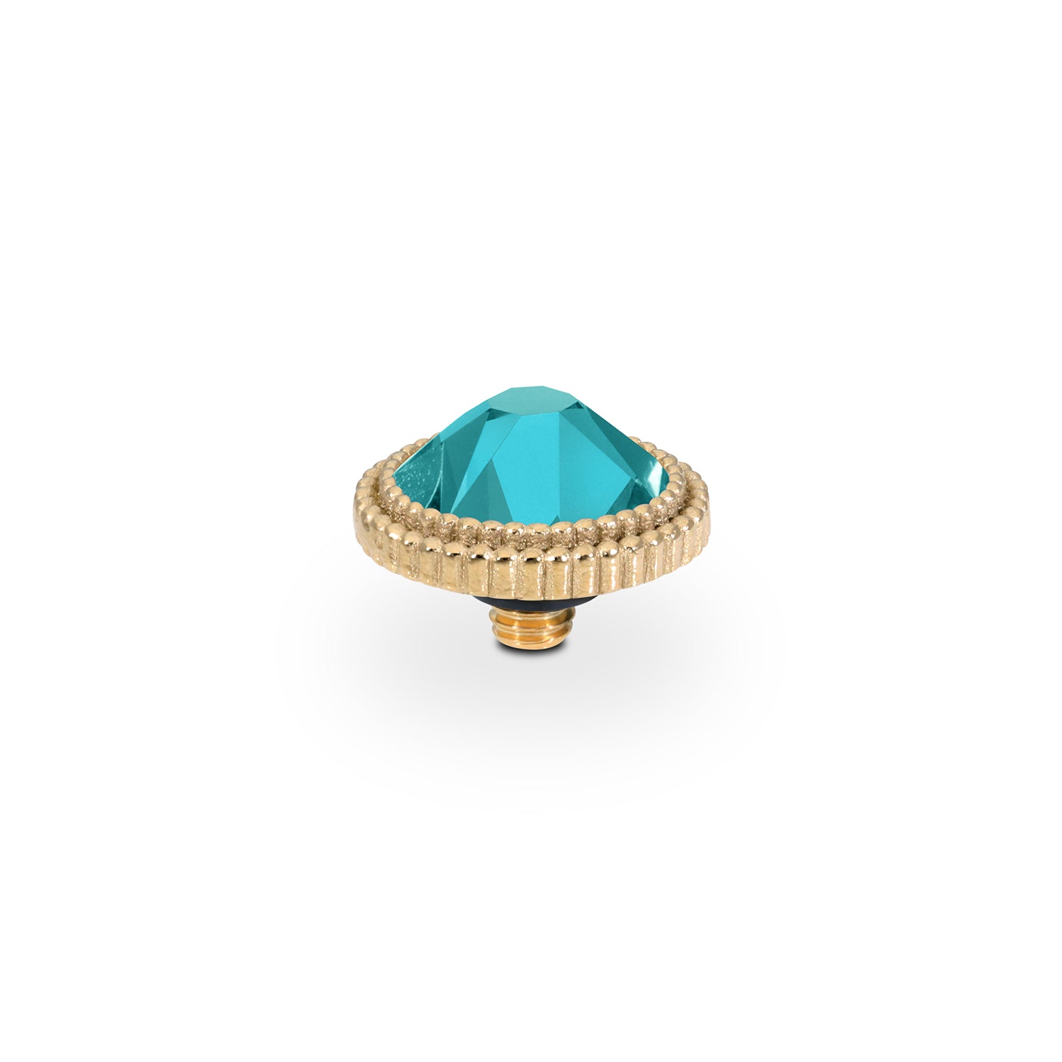 Fabero Flat Top 0.4" - Gold Crystal Pine Green Ignite