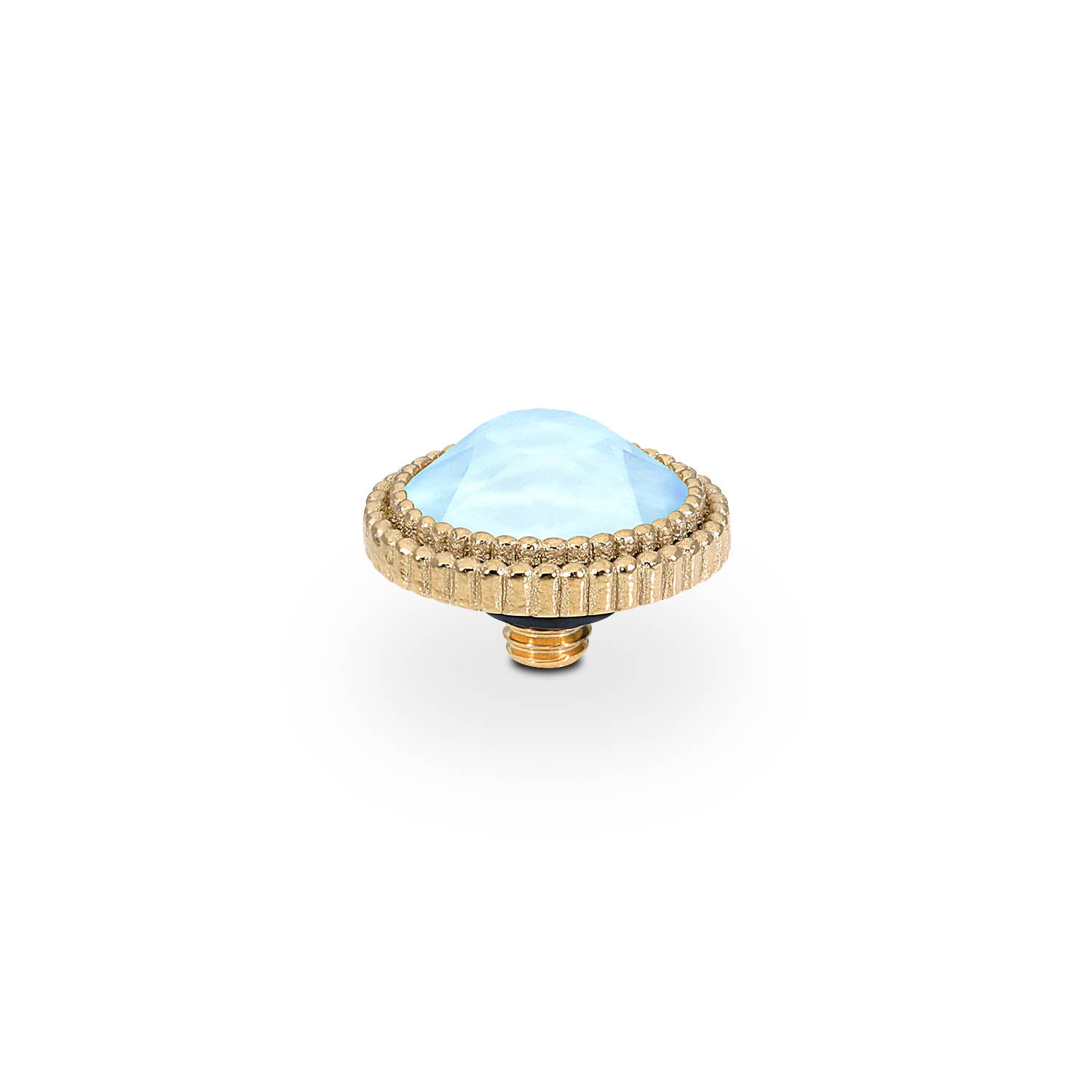 Fabero Flat Top 0.4" - Gold crystal sky ignite