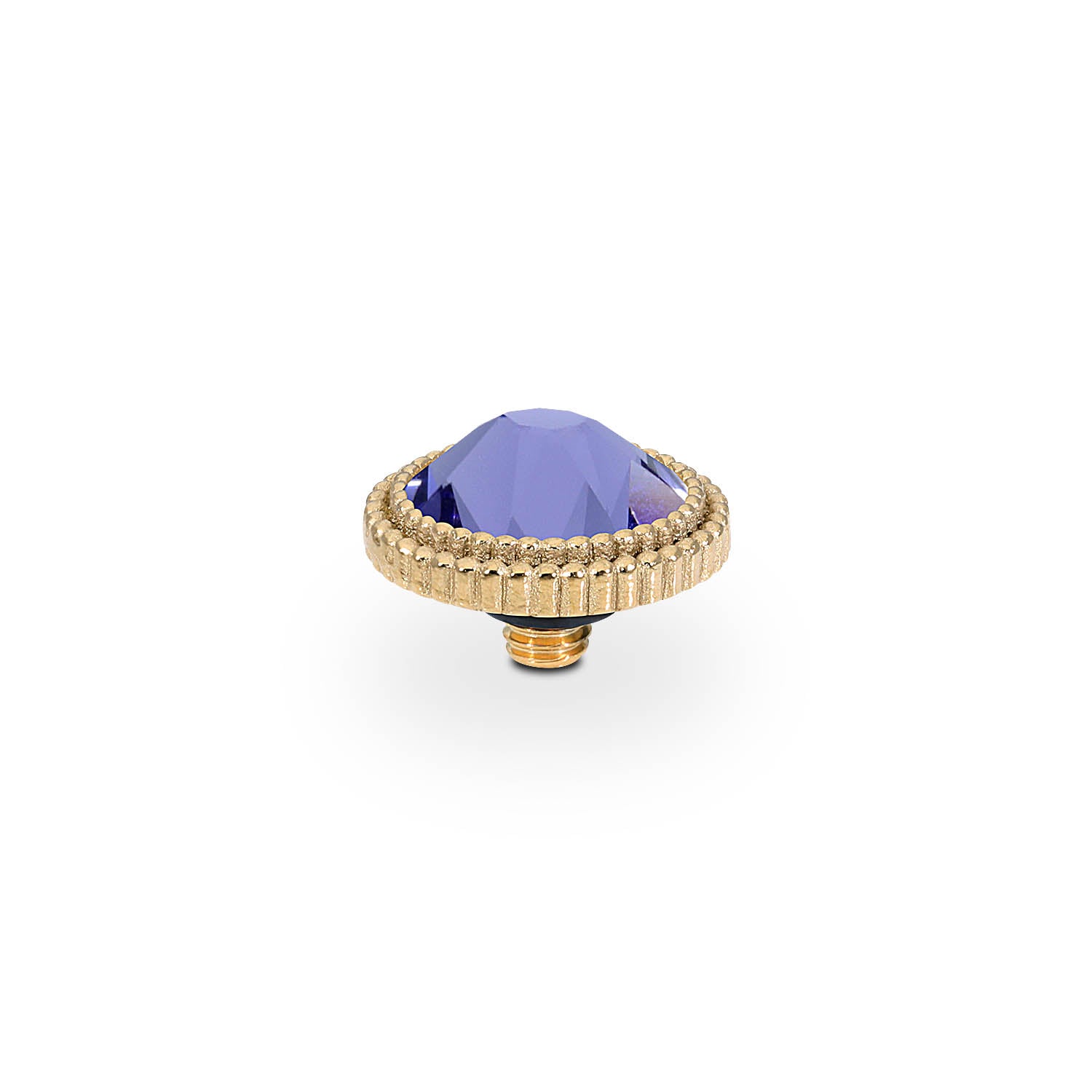 Fabero Flat Top 0.4" - Gold tanzanite