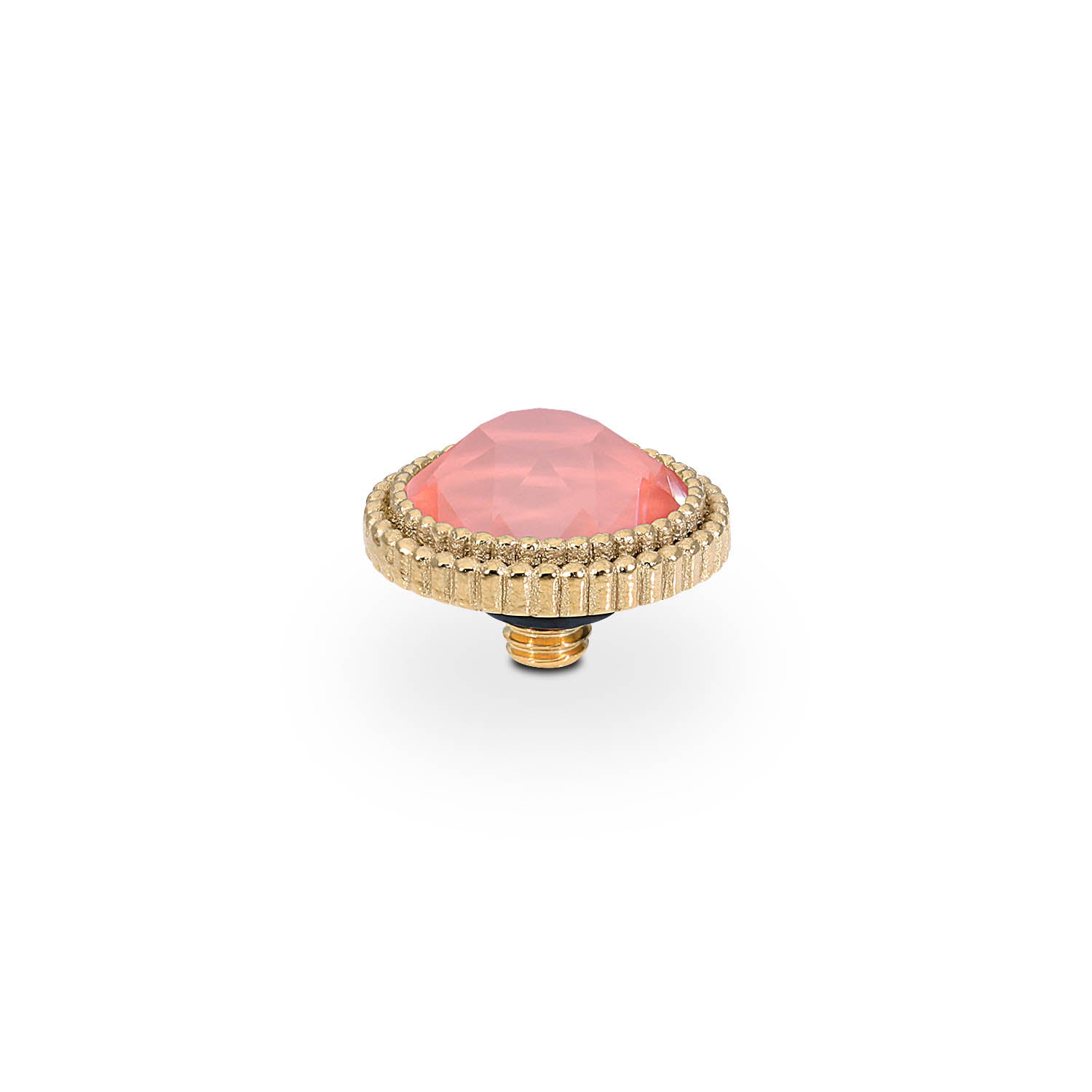 Fabero Flat Top 0.4" - Gold crystal maroon ignite
