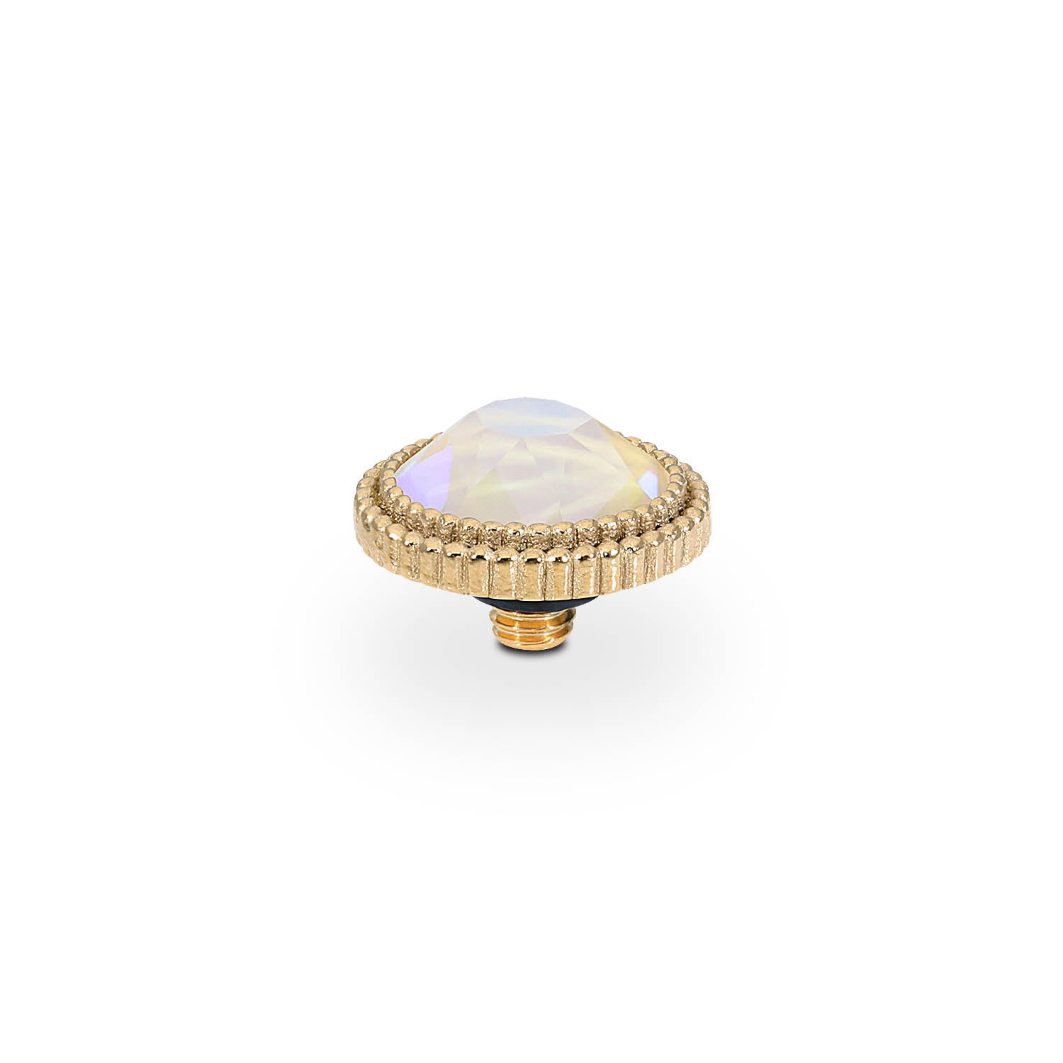 Fabero Flat Top 0.4" - Gold ivory cream delite