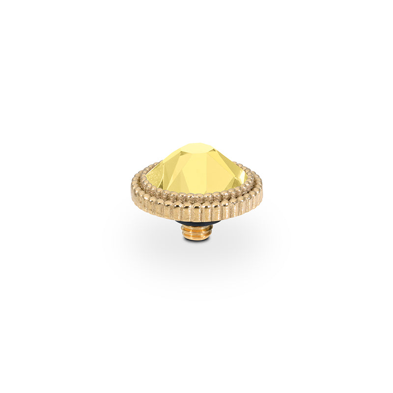 Fabero Flat Top 0.4" - Gold Recreated Dark Jonquil