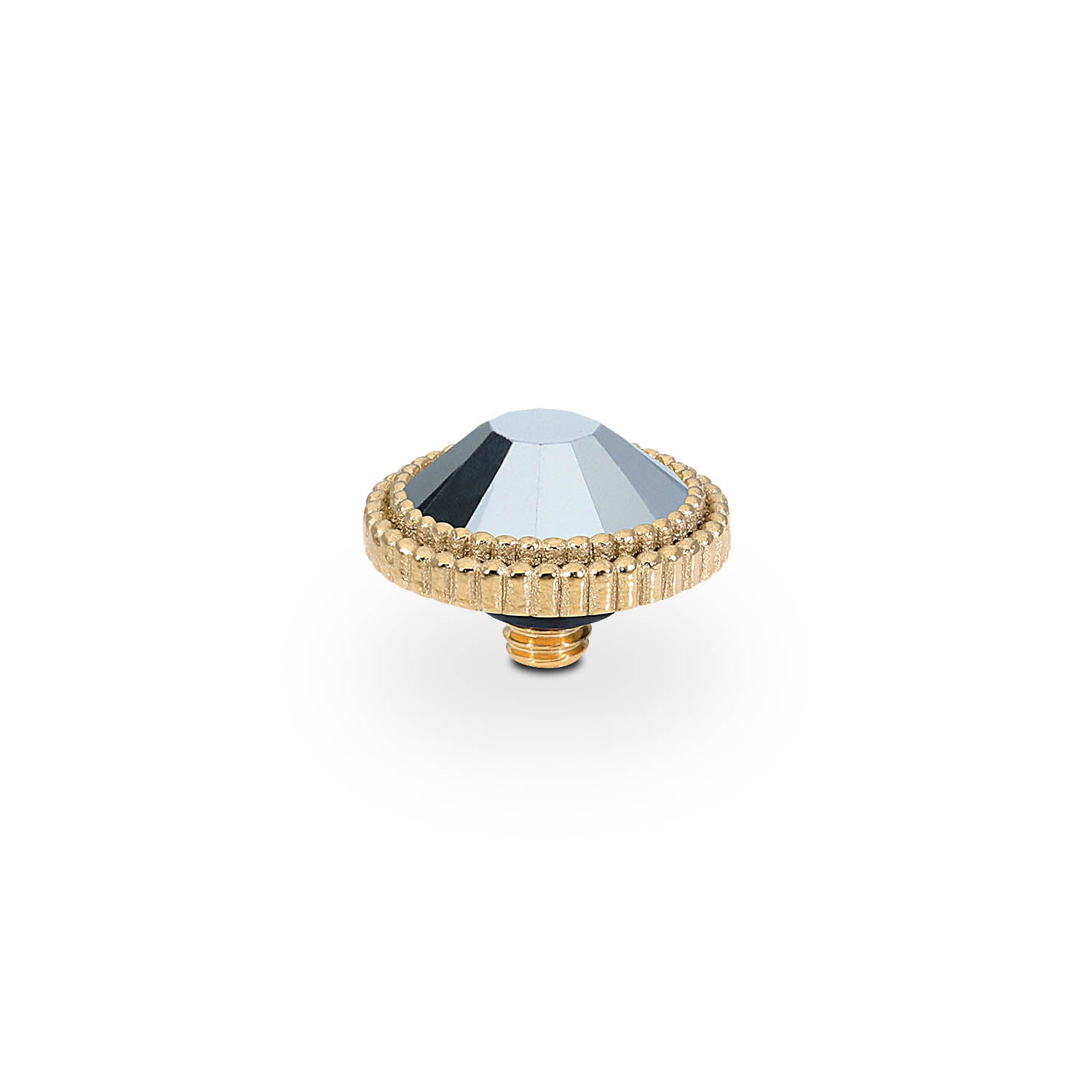 Fabero Flat Top 0.4" - Gold crystal labrador