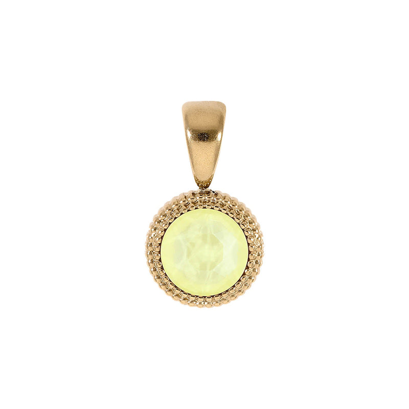 Fabero Flat Pendant 0.4" - Gold