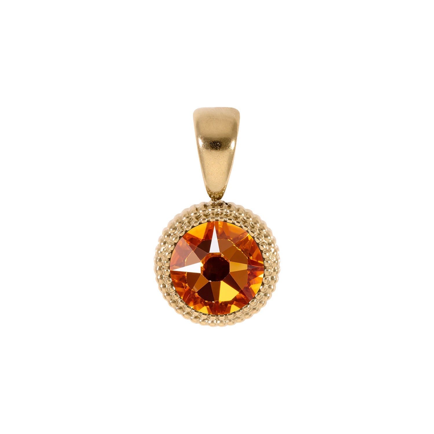 Fabero Flat Pendant 0.4" - Gold