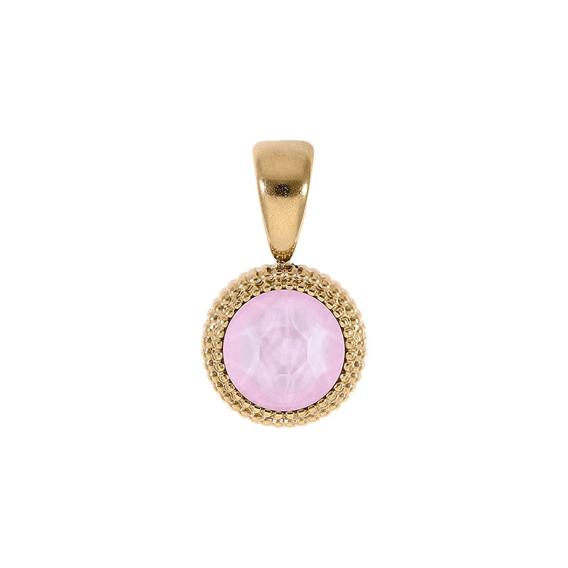 Fabero Flat Pendant 0.4" - Gold