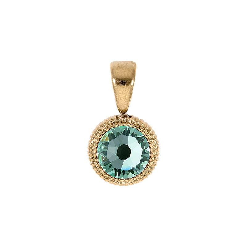Fabero Flat Pendant 0.4" - Gold
