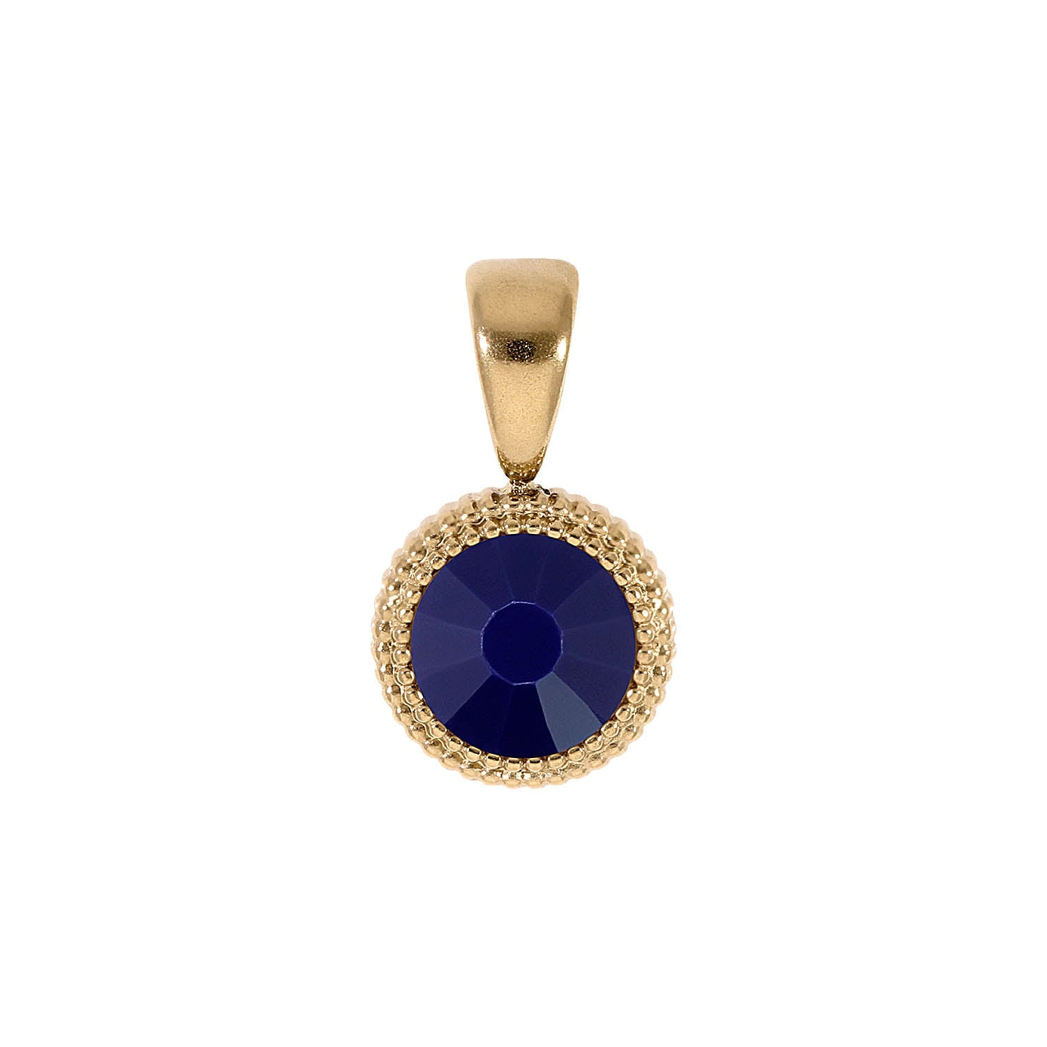 Fabero Flat Pendant 0.4" - Gold