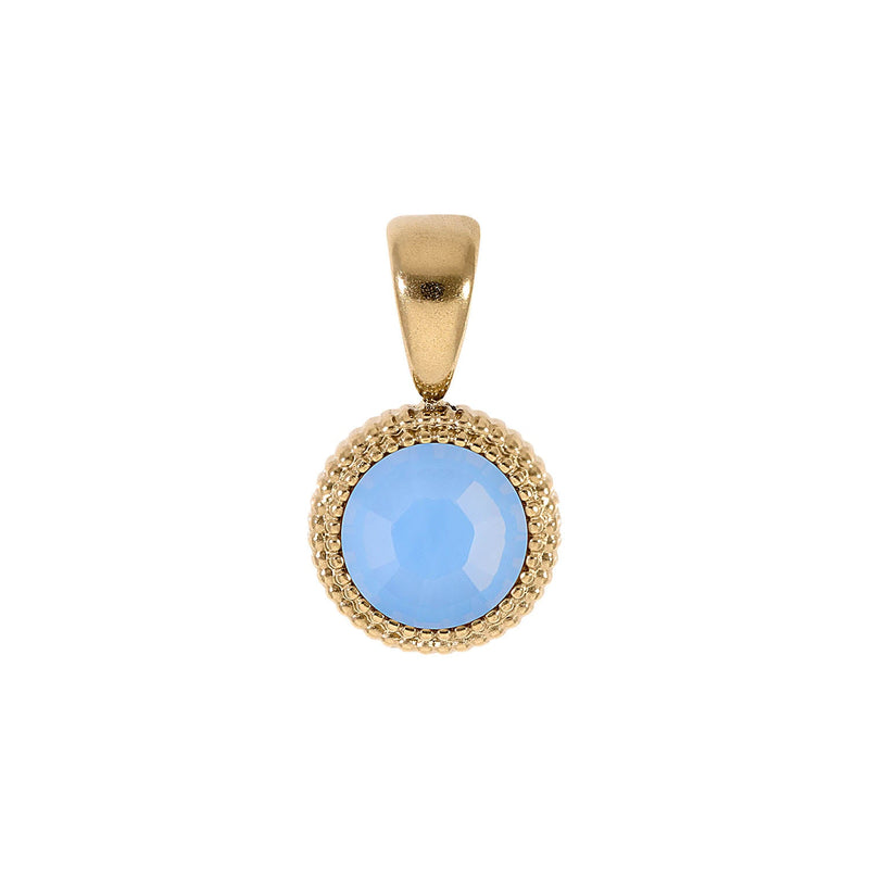 Fabero Flat Pendant 0.4" - Gold