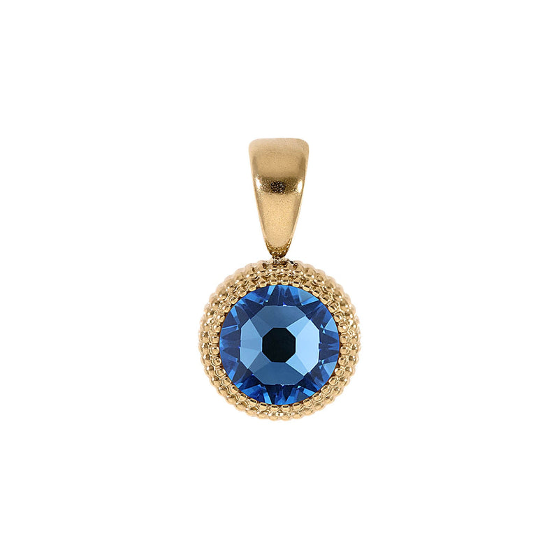 Fabero Flat Pendant 0.4" - Gold