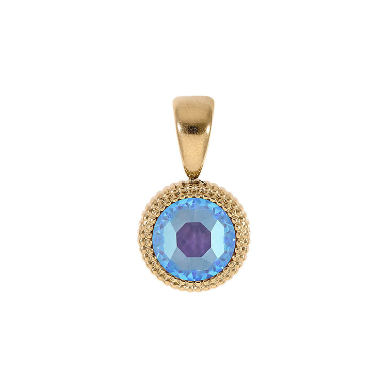 Fabero Flat Pendant 0.4" - Gold