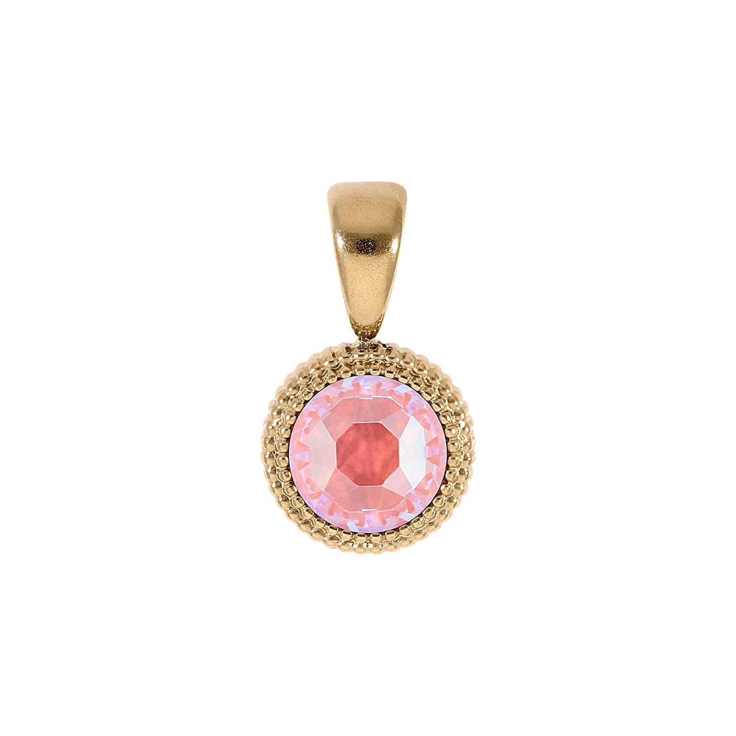 Fabero Flat Pendant 0.4" - Gold
