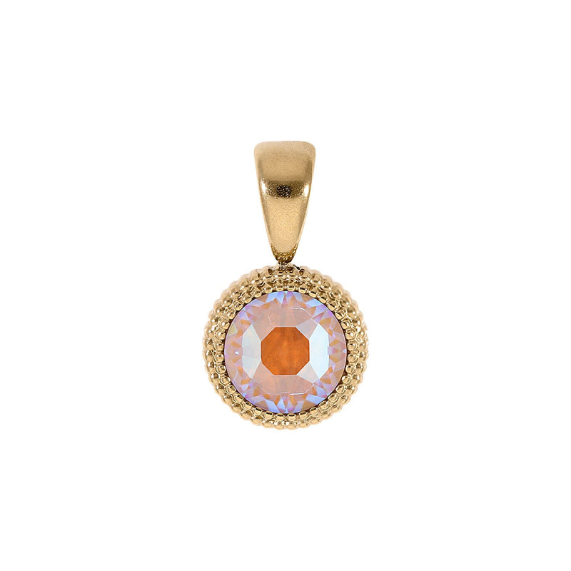 Fabero Flat Pendant 0.4" - Gold