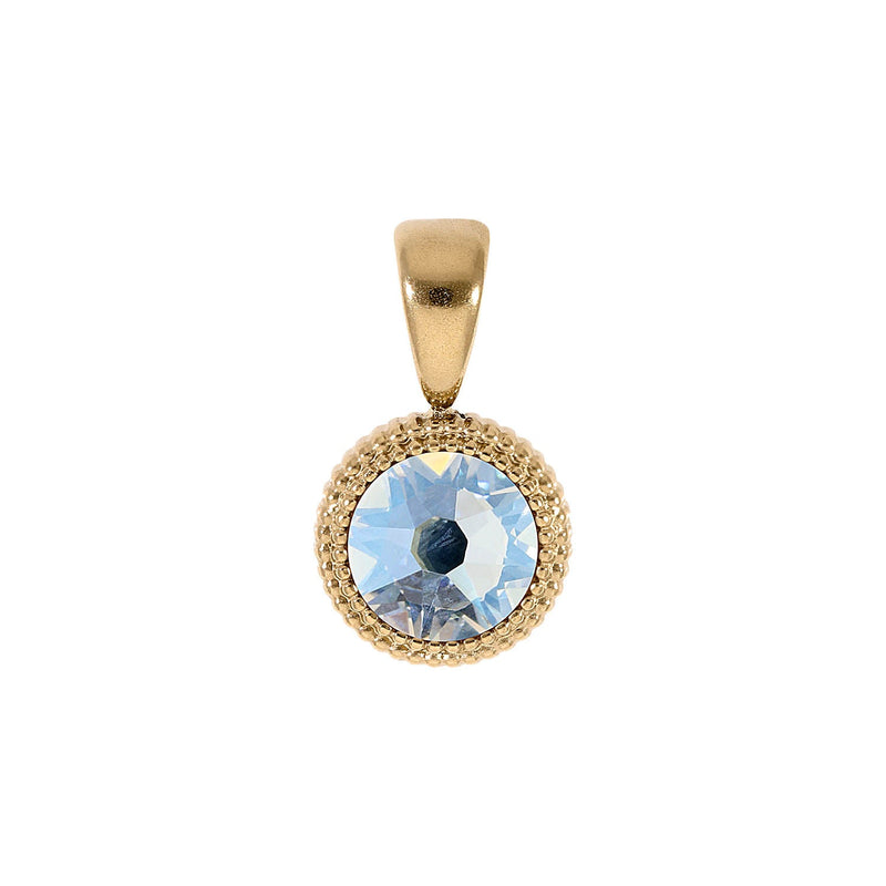 Fabero Flat Pendant 0.4" - Gold