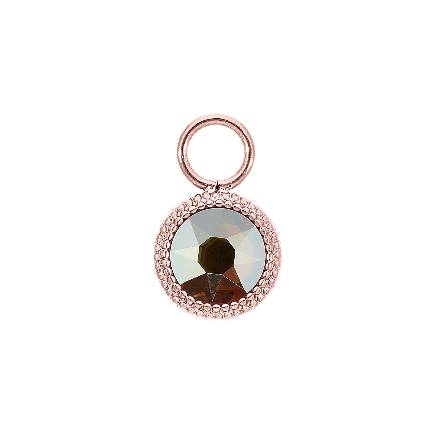 Fabero Flat Charm 0.4" - Rose Gold metallic sunshine