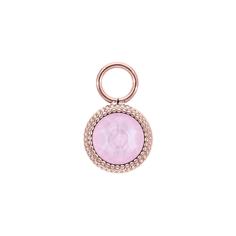 Fabero Flat Charm 0.4" - Rose Gold