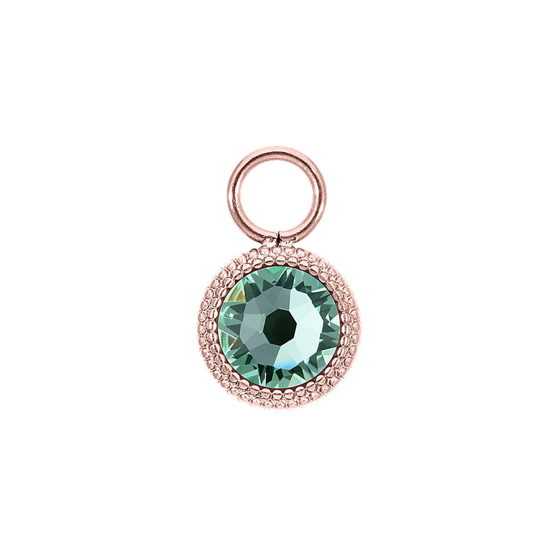 Fabero Flat Charm 0.4" - Rose Gold
