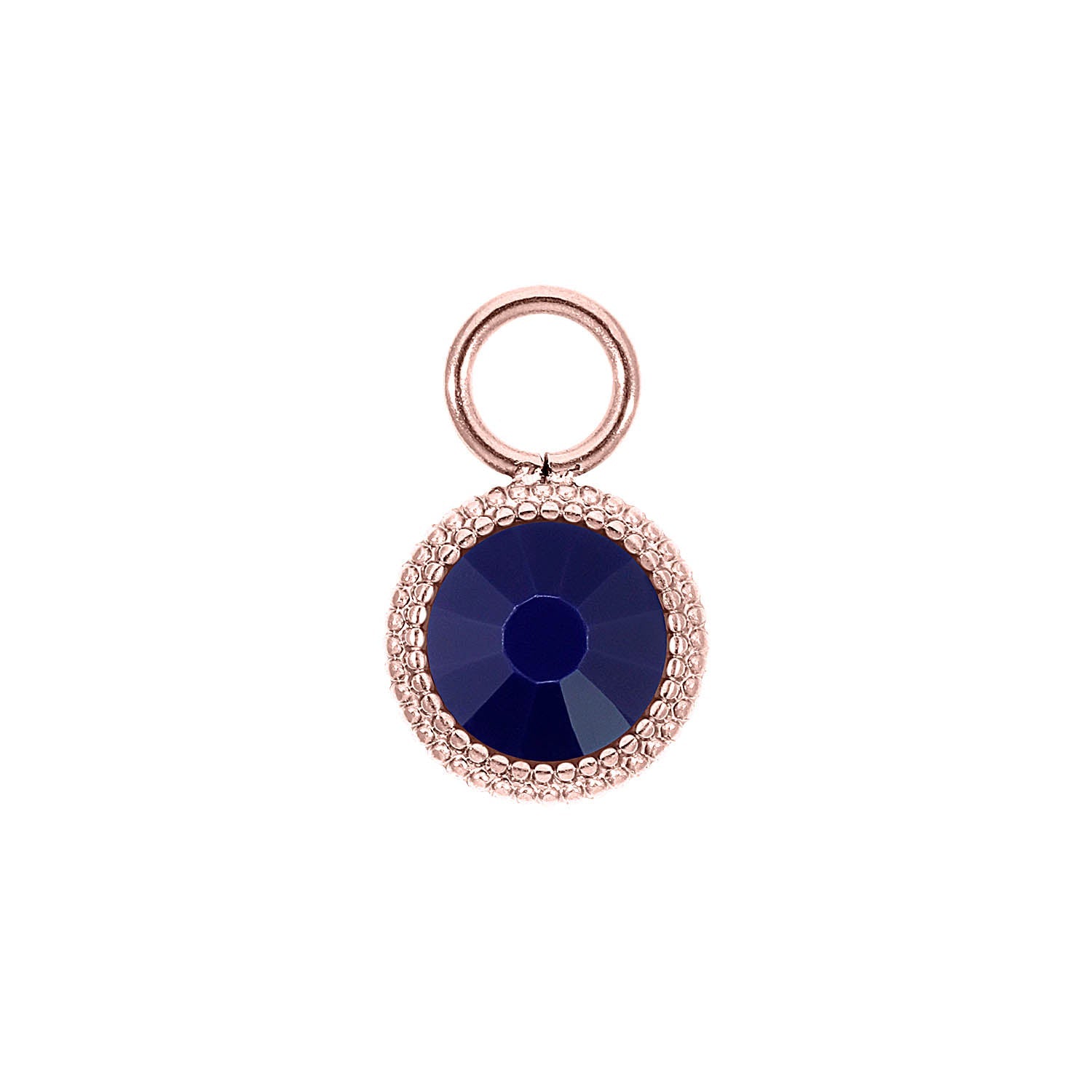 Fabero Flat Charm 0.4" - Rose Gold