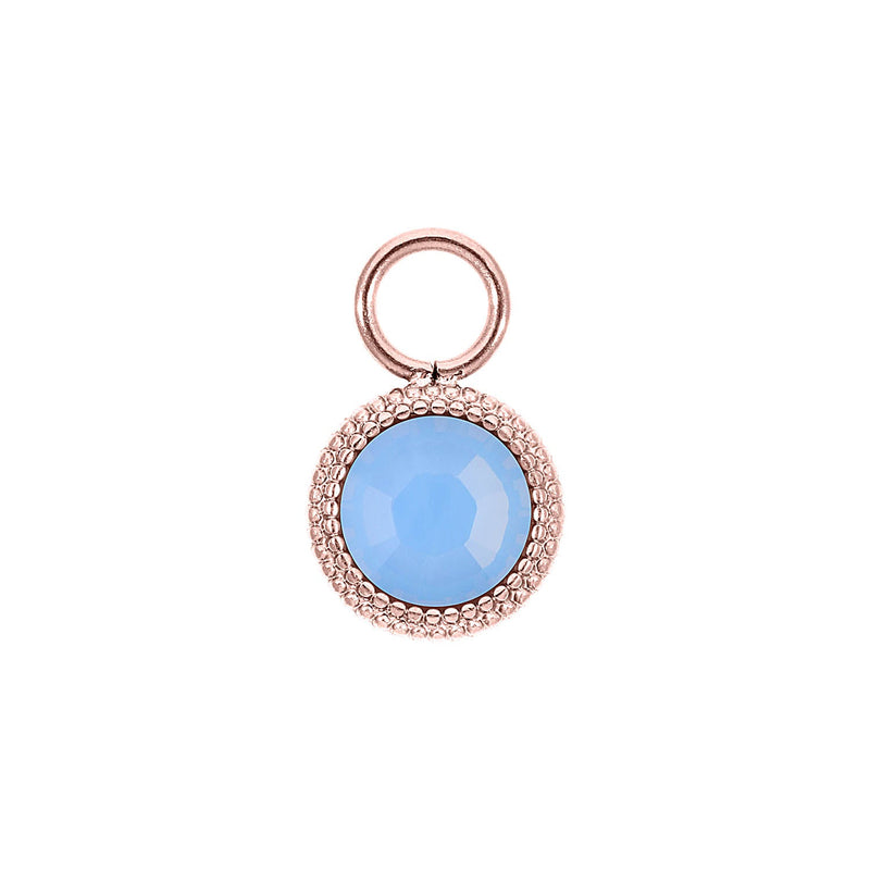 Fabero Flat Charm 0.4" - Rose Gold