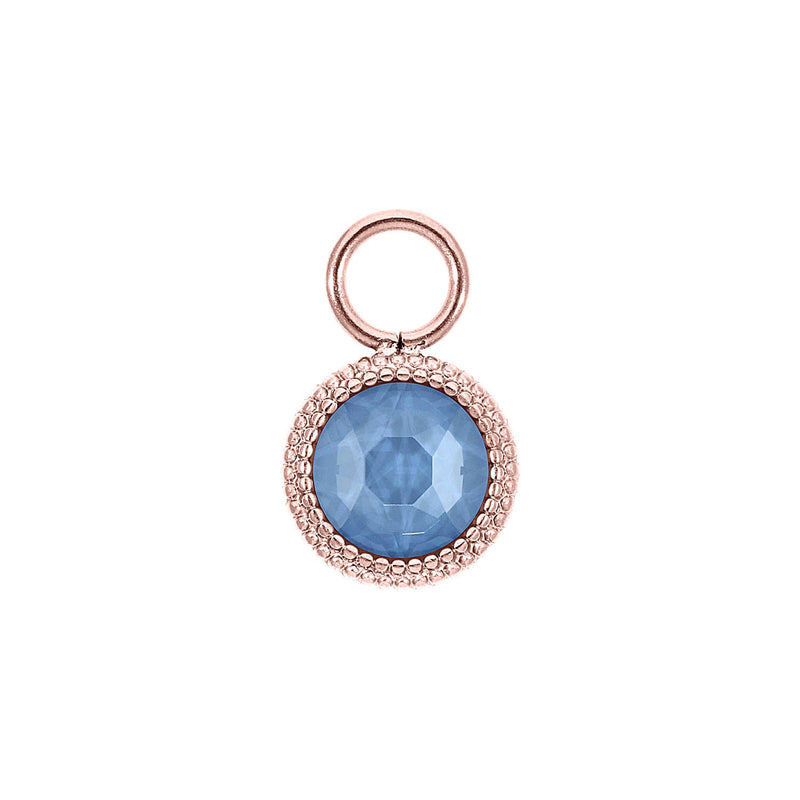 Fabero flat 0.4" charm - Rose Gold