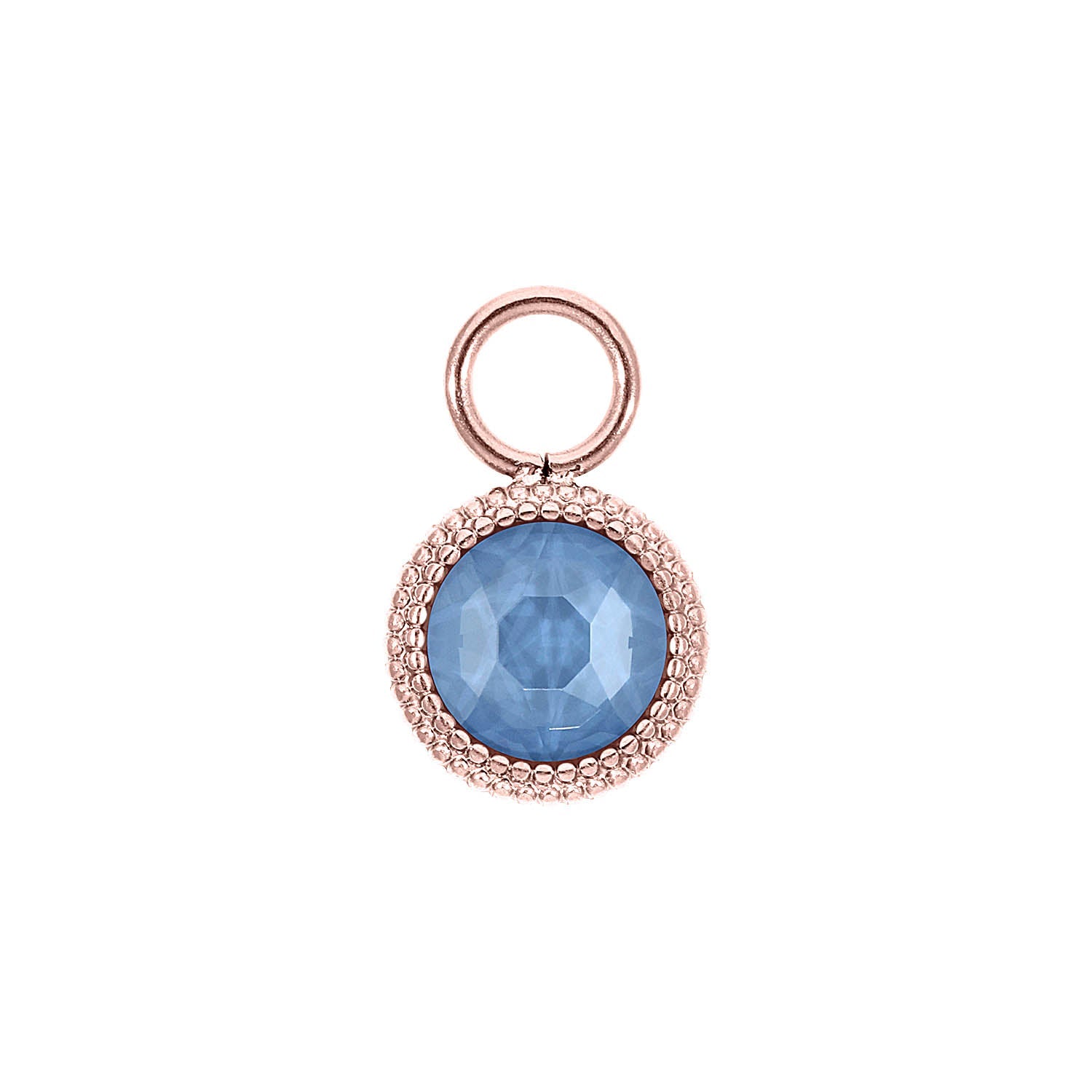Fabero Flat Charm 0.4" - Rose Gold