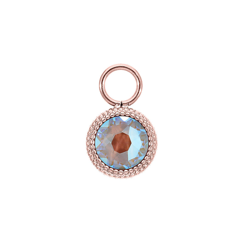 Fabero flat 0.4" charm - Rose Gold