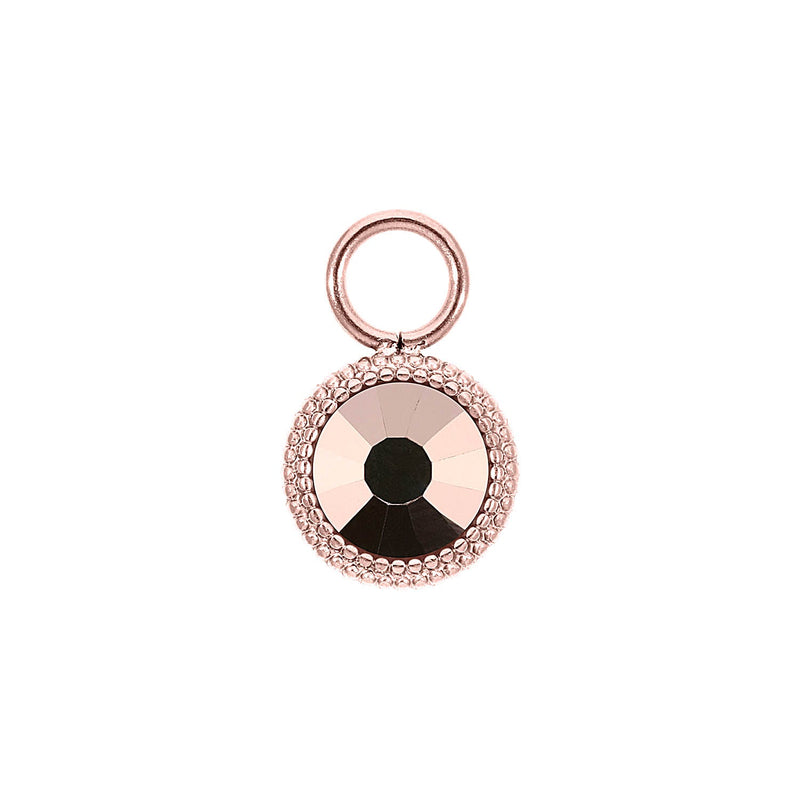 Fabero flat 0.4" charm - Rose Gold