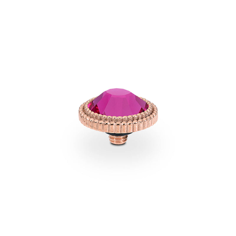 Fabero Flat Top 0.4" - Rose Gold fuchsia