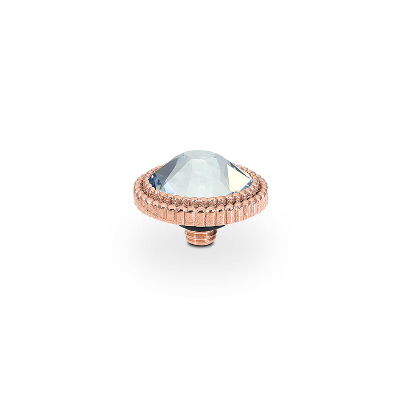 Fabero Flat Top 0.4" - Rose Gold blue shade
