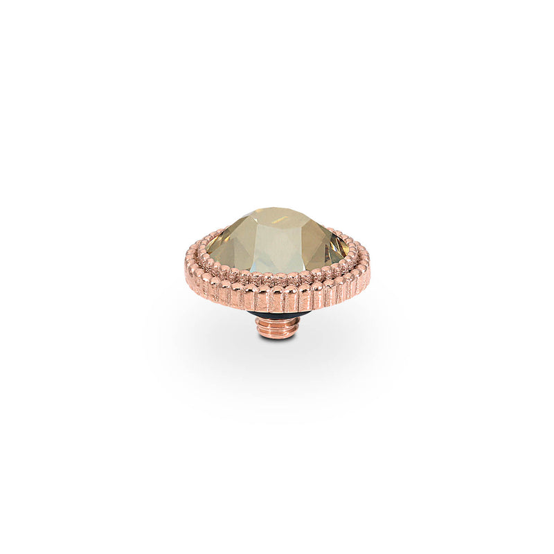 Fabero Flat Top 0.4" - Rose Gold golden shadow