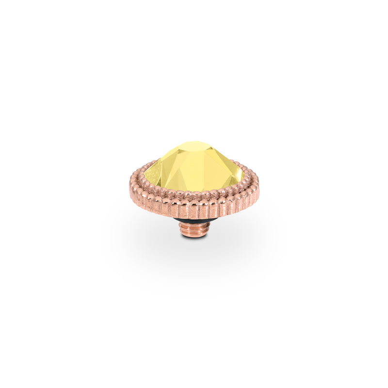Fabero Flat Top 0.4" - Rose Gold Recreated Dark Jonquil