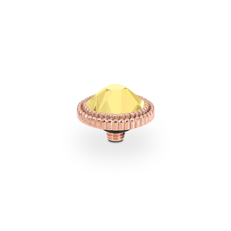 Fabero Flat Top 0.4" - Rose Gold Recreated Dark Jonquil