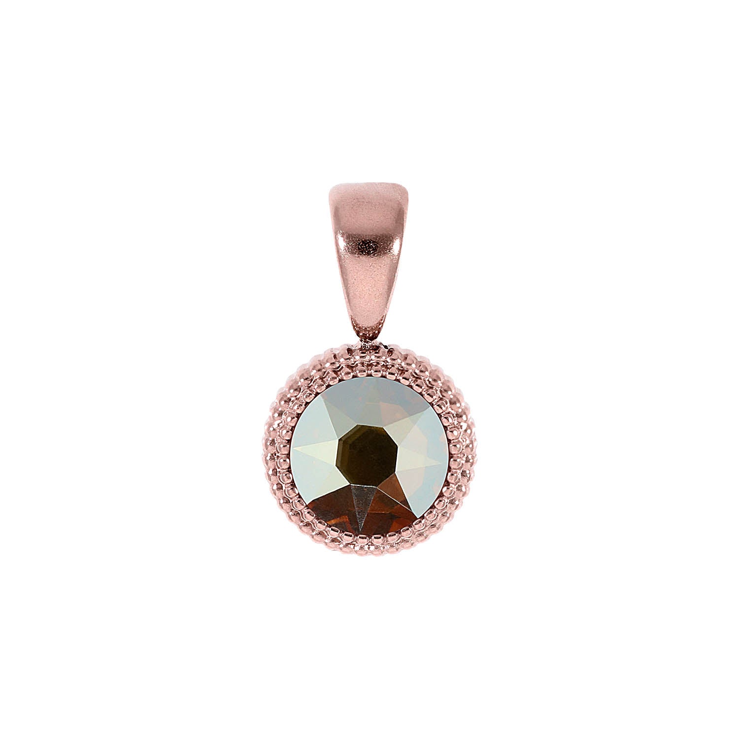 Fabero Flat Pendant 0.4" - Rose Gold metallic sunshine