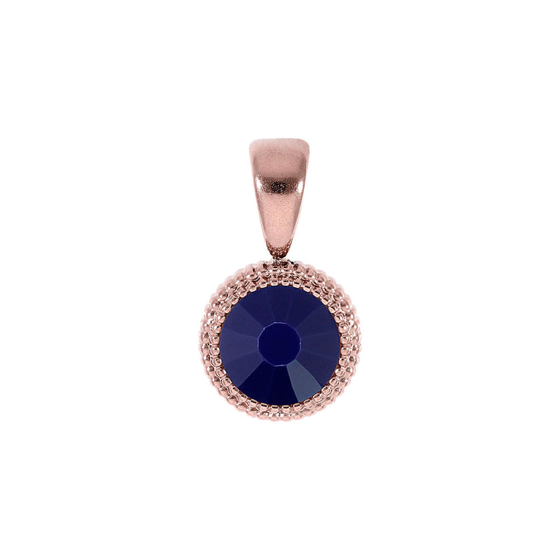 Fabero Flat Pendant 0.39" - Rose Gold