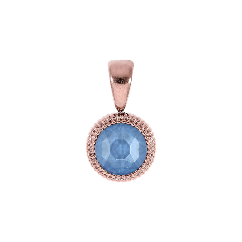 Fabero Flat Pendant 0.39" - Rose Gold