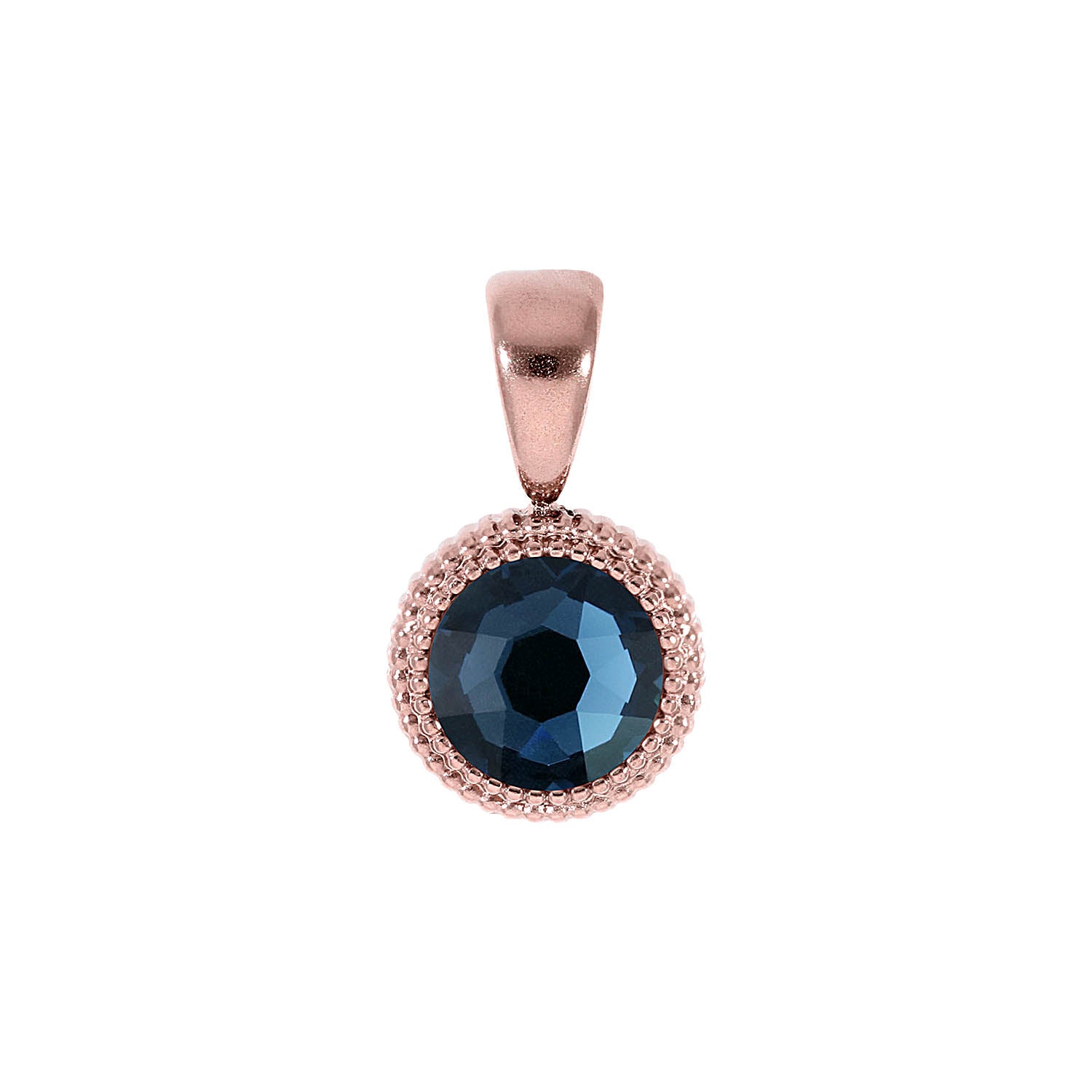 Fabero Flat Pendant 0.4" - Rose Gold montana