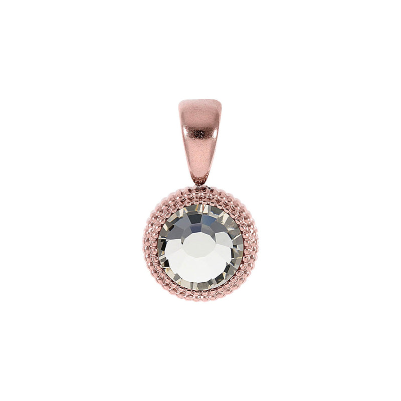 Fabero Flat Pendant 0.4" - Rose Gold