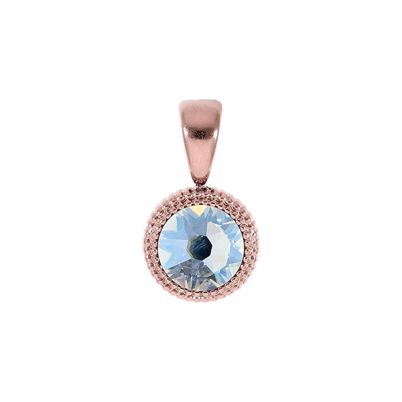 Fabero Flat Pendant 0.4" - Rose Gold