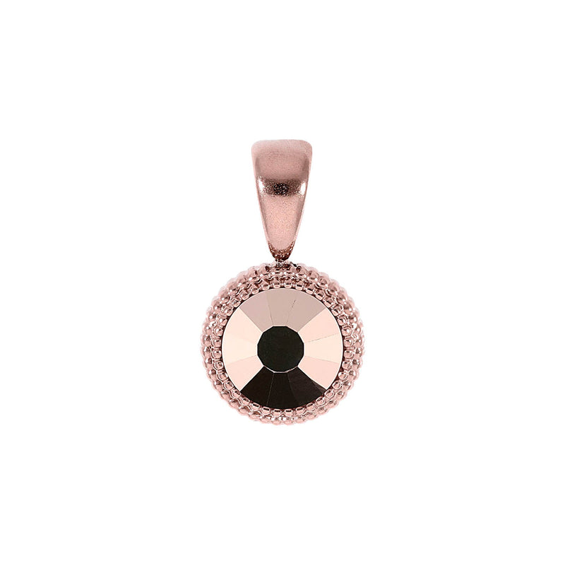 Fabero Flat Pendant 0.39" - Rose Gold