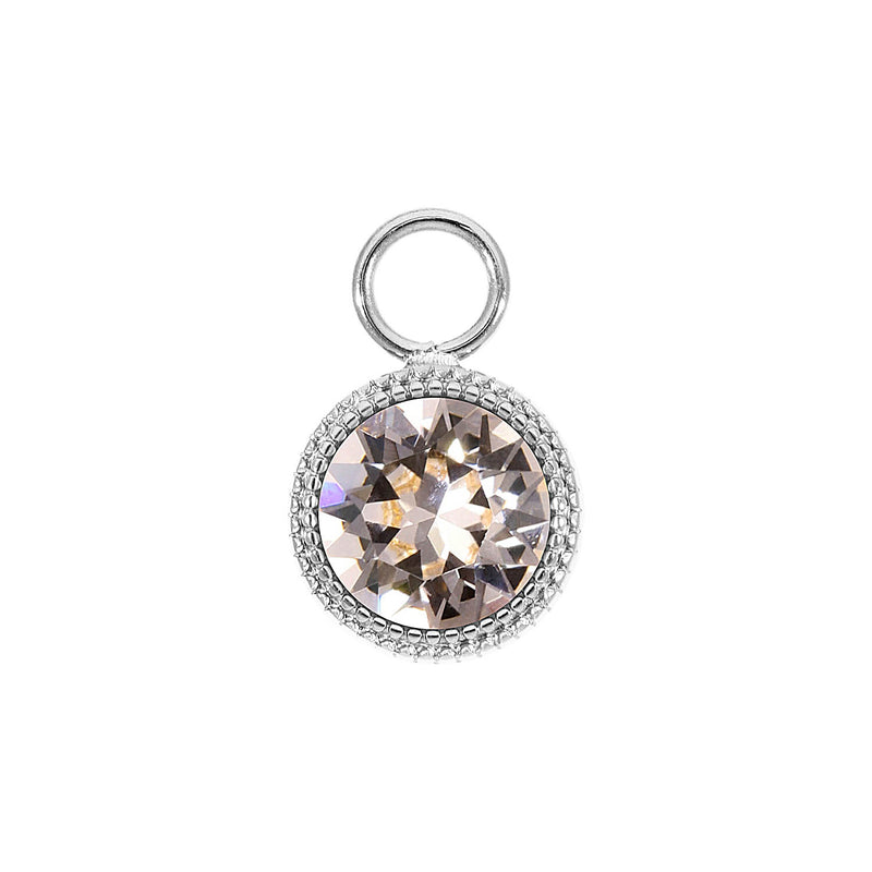 Fabero Charm 0.43" - Silver silk