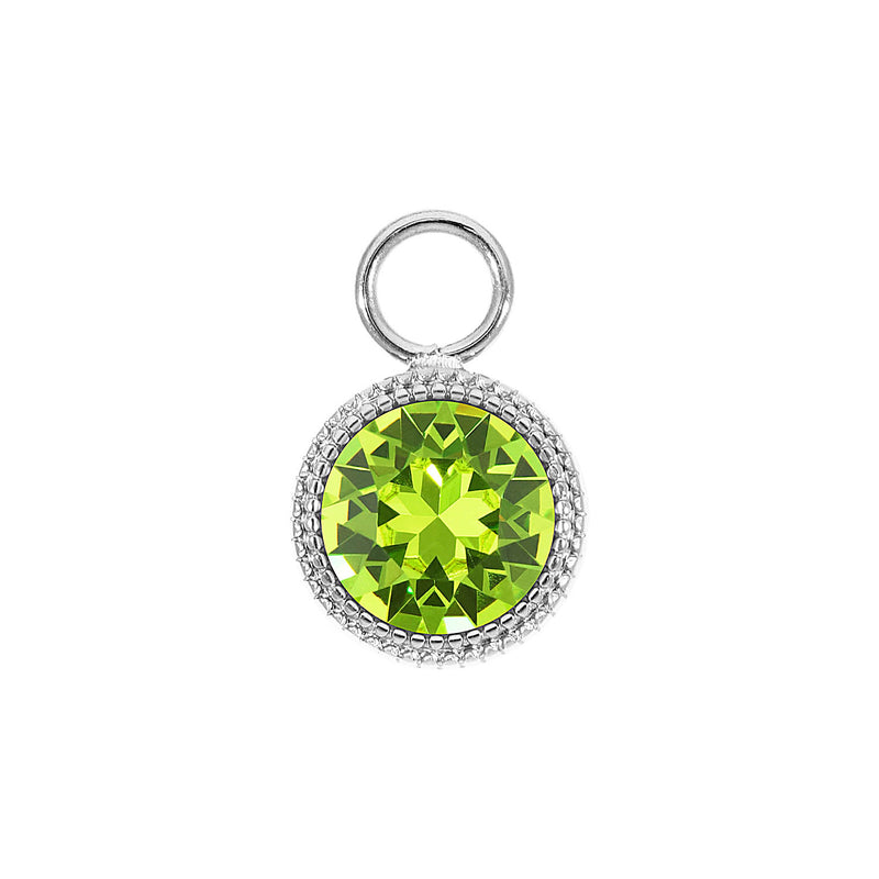 Fabero Charm 0.43" - Silver Citrus Green