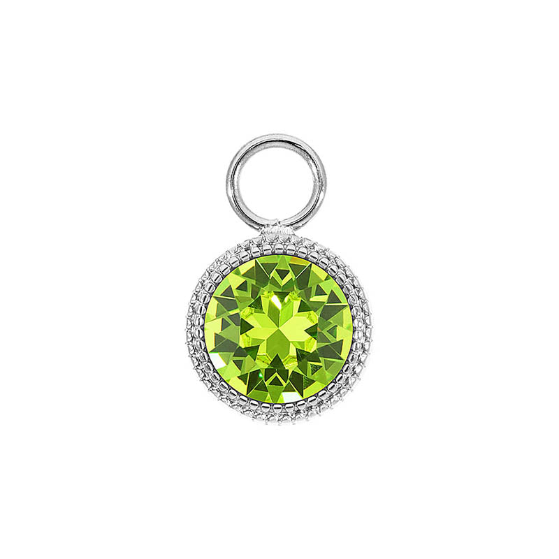 Fabero Charm 0.43" - Silver Citrus Green