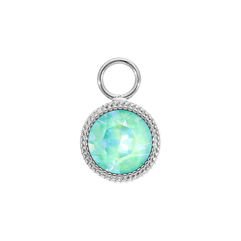 Fabero Charm 0.43" - Silver silky sage delite