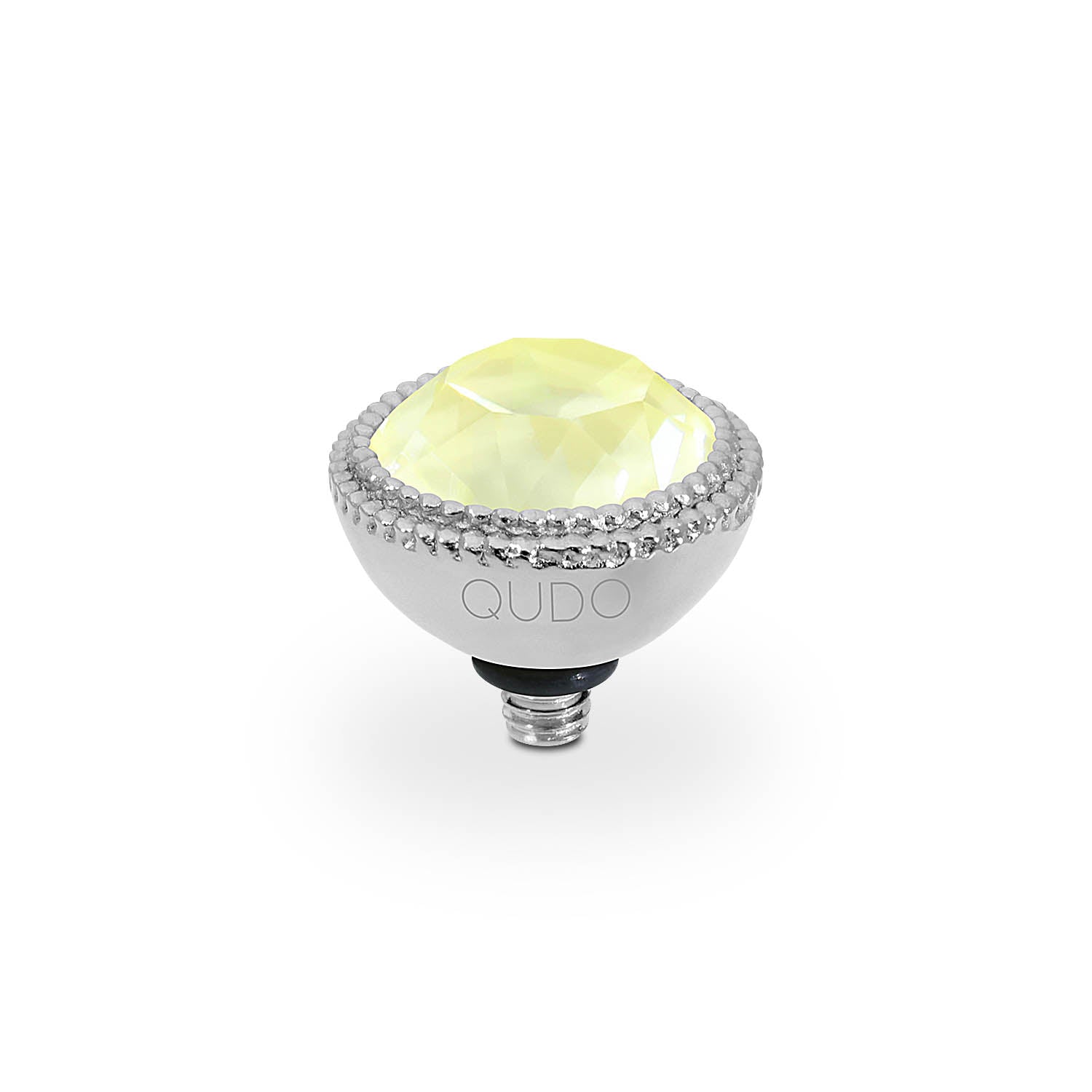 Fabero Top 0.43" - Silver crystal soft yellow ignite